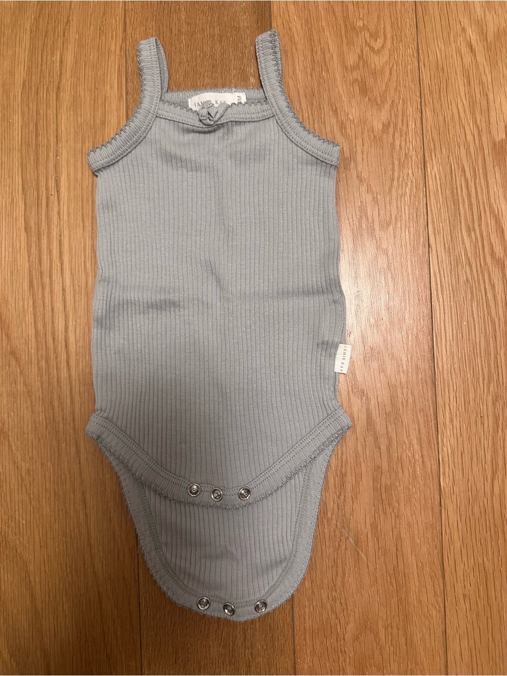 Jamie Kay Ribbed Tank Bodysuit in Light Blue